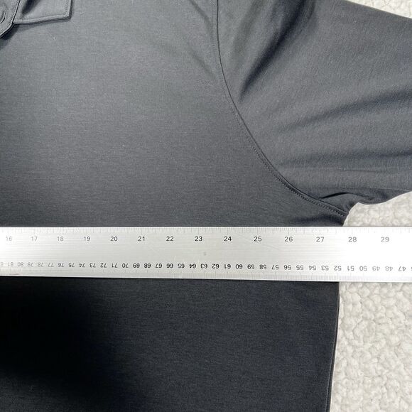 UNTUCKit Damaschino Polo Shirt Men’s Size 3XL Bkack Long Sleeve Smart Casual - Picture 6 of 12